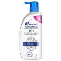 Head & Shoulders Clean & Balanced 2in1 Shampoo + Conditioner 750ml