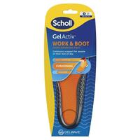 Scholl Gel Activ Insole Work & Boot Small