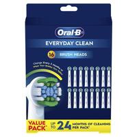 Oral B Power Toothbrush Refills Precision Clean 16 Pack