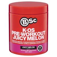 BSc K-OS Pre-Workout Juicy Melon 300g