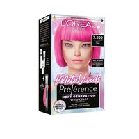 L'Oreal Paris Preference Permanent Hair Colour Meta Vivids Pink 7.222