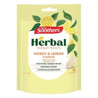 Nestle Soothers Herbal Honey & Lemon 18 Lozenges 63g