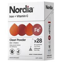 Nordia Iron + Vitamin C Powder 28 Sachets