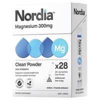 Nordia Magnesium 300mg Powder 28 Sachets