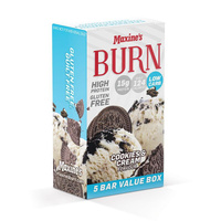 Maxine's Burn Bars Cookies & Cream 5 x 40g