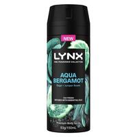 LYNX Fine Fragrance Collection Aqua Bergamot Premium Body Spray 150ml