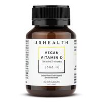 JSHEALTH Vitamins Vitamin D - 60 Capsules