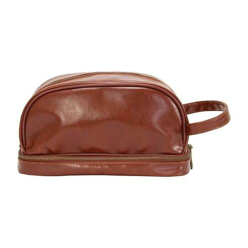 Annabel Trends Gentleman Toiletry Bag Vegan Leather Travel Accessories