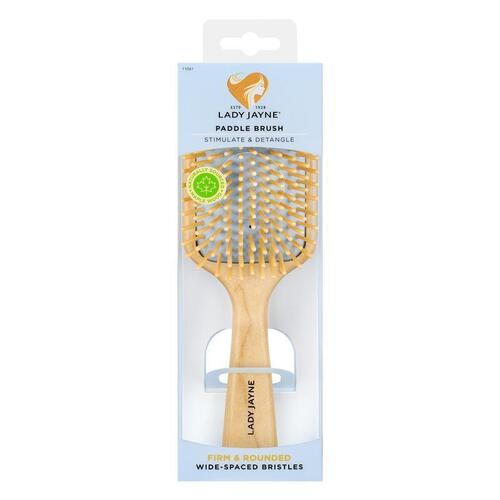 Lady Jayne Paddle Brush (Wooden Brush)