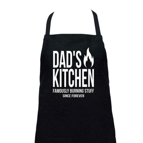 Annabel Trends Screen Print Apron - Dad's Kitchen