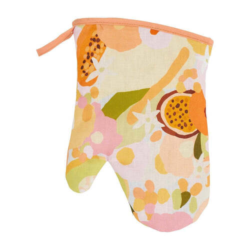 Annabel Trends Oven Mitt - Linen - Tutti Fruitti