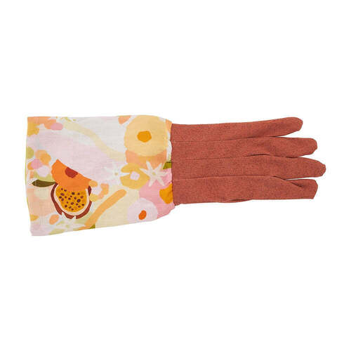 Annabel Trends Long Sleeve Garden Gloves - Linen - Tutti Fruitti