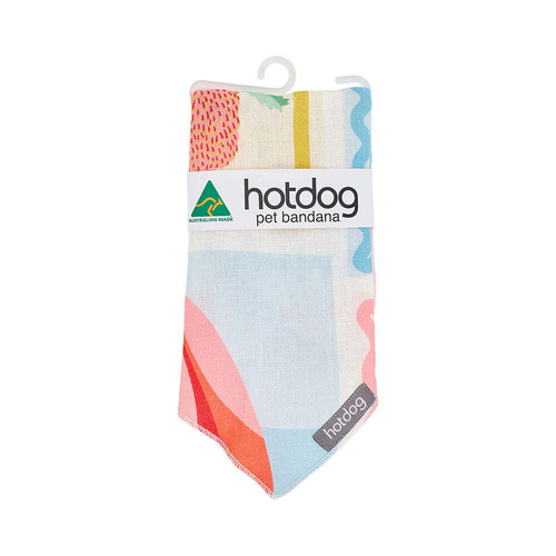 Annabel Trends Hot Dog - Bandana - Linen - Christmas Holiday