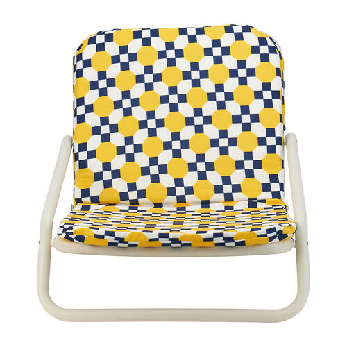 Annabel Trends Deluxe Beach Chair - Retro Tile