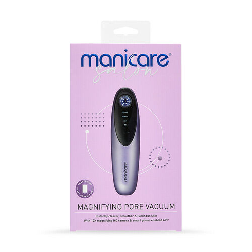 Manicare Magnifying Pore Vacuum 1PK Rechargable Extraction Device Remove Debris