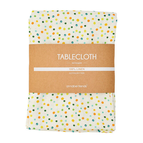 Annabel Trends Tablecloth Linen Amalfi Spot