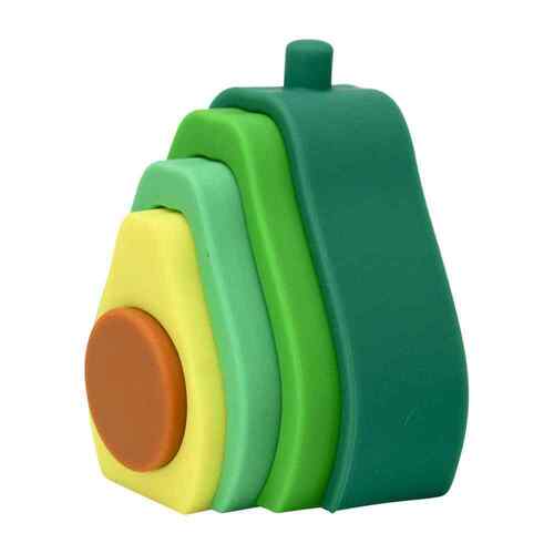 Annabel Trends Silicone Stackable Toy Avocado