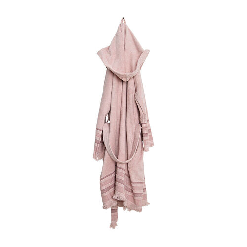 Annabel Trends Coast Turkish Bath Robe Hooded Dusty Pink