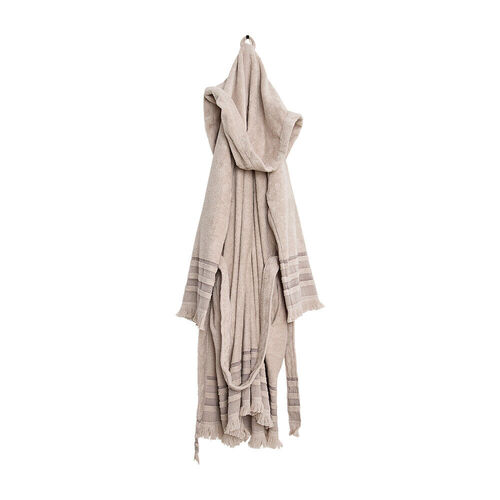 Annabel Trends Coast Turkish Bath Robe Hooded Sand