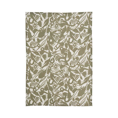 Annabel Trends Tea Towel - Linen - Abstract Gum