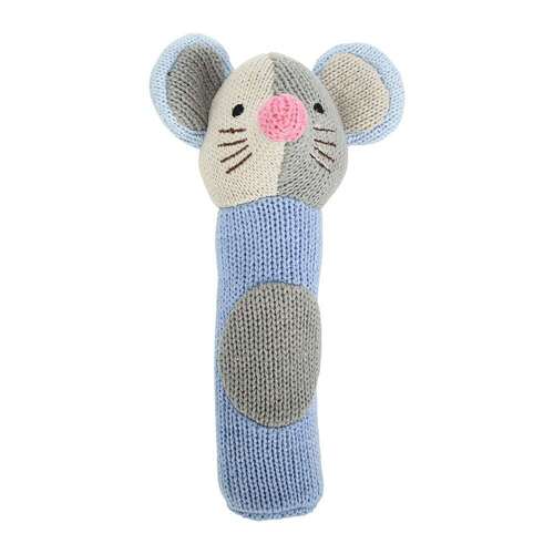 Annabel Trends Hand Rattle Knit Mouse