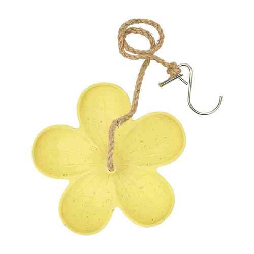 Annabel Trends Bamboo Bird Feeder Yellow