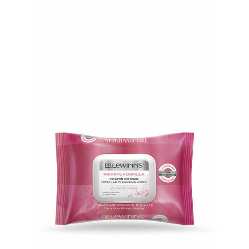 Dr Lewinn's Private Formula Vitamin Infused Micellar Wipes x 25