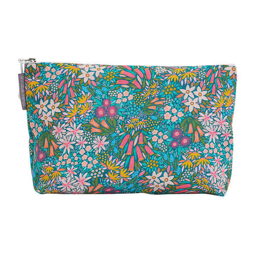 Annabel Trends Cosmetic Bag - Cotton - Large - Field of Flowers