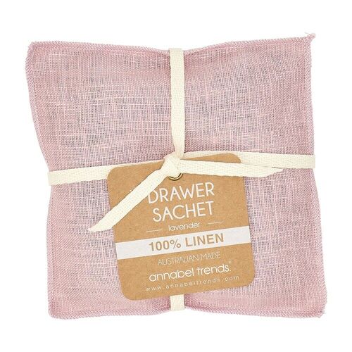 Annabel Trends Drawer Sachet Linen Rose Pink