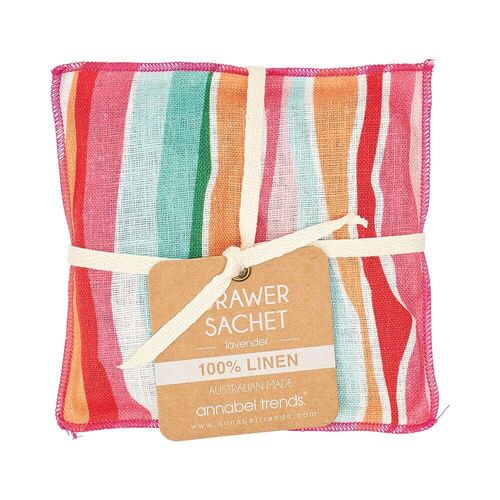 Annabel Trends Drawer Sachet Linen Sherbet Ribbons