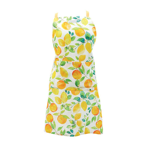 Annabel Trends apron linen amalfi citrus