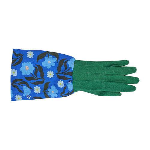 Annabel Trends Long Sleeve Garden Gloves - Linen - Nocturnal Blooms