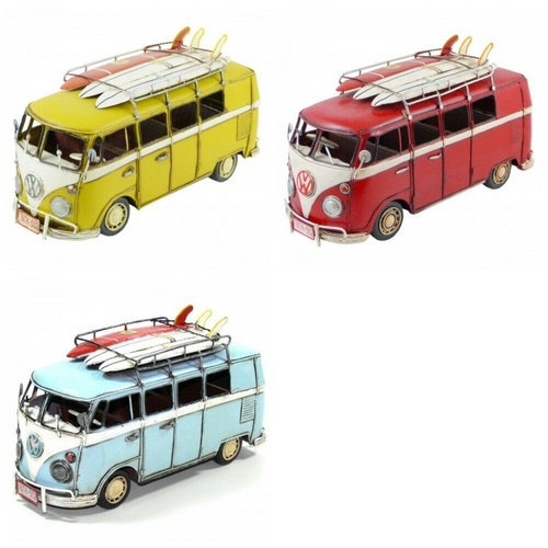 Boyle VW Kombi With Surfboards Vintage Model Collectibles