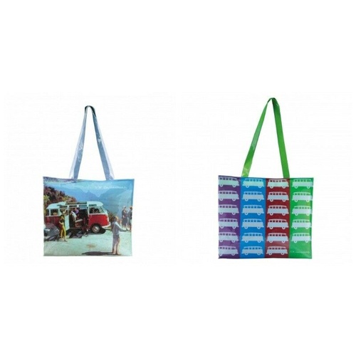 Boyle Volkswagen T1 Bus PVC Shopper Bag with Zip 40 X 35 X 12 cm