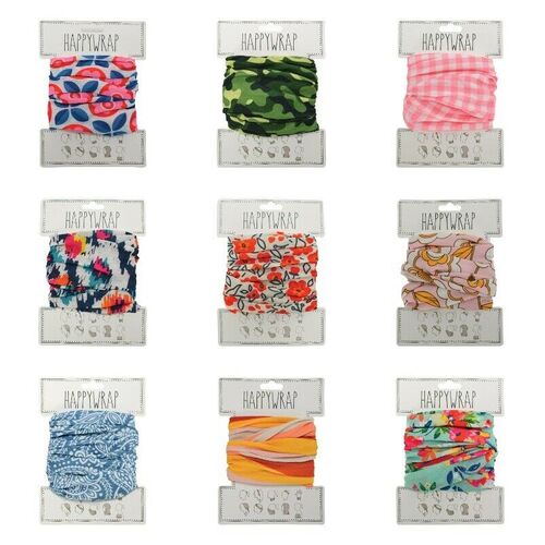 Annabel Trends Happywrap Women Fashion Scarf Various Design Hair Tie