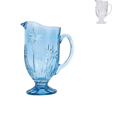 Annabel Trends Glass Jug - Palm Trees