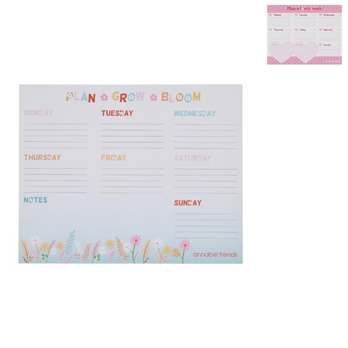 Annabel Trends Weekly Planner Pad