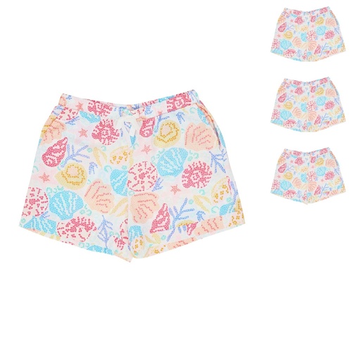 Annabel Trends Sleep Shorts - Shelly Beach