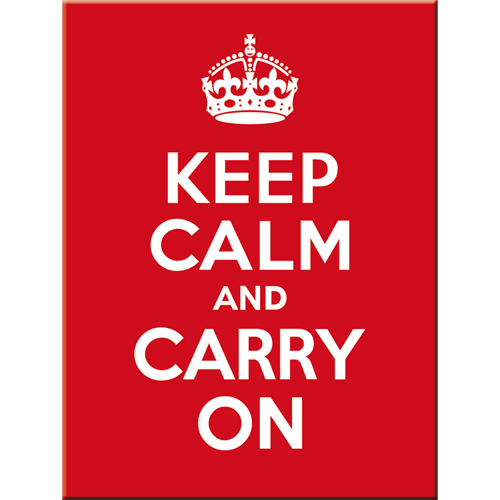 Nostalgic-Art Magnet Keep Calm and Carry On 6x8cm