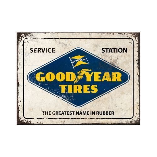 Nostalgic-Art Magnet Goodyear Logo White 6x8cm