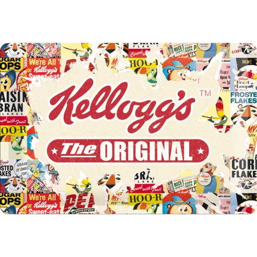 Nostalgic-Art Medium Sign Kellogs Original 20x30cm