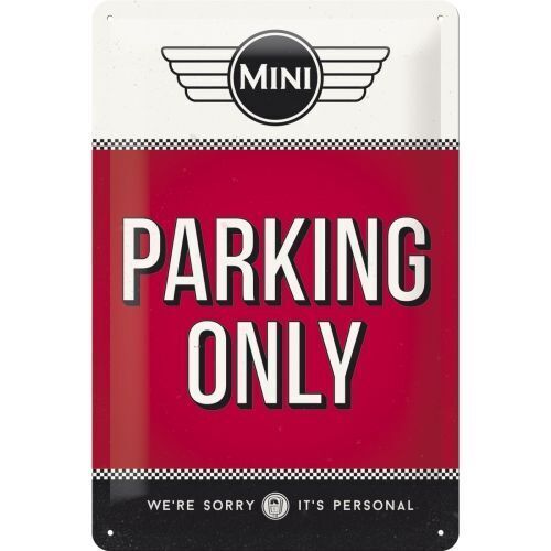 Nostalgic-Art Medium Sign Mini - Parking Only 20x30cm