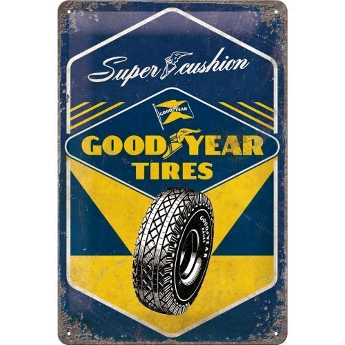 Nostalgic-Art Medium Sign Goodyear - Super Cushion 20x30cm