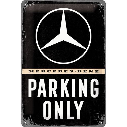 Nostalgic-Art Medium Sign Mercedes-Benz Parking Only 20x30cm