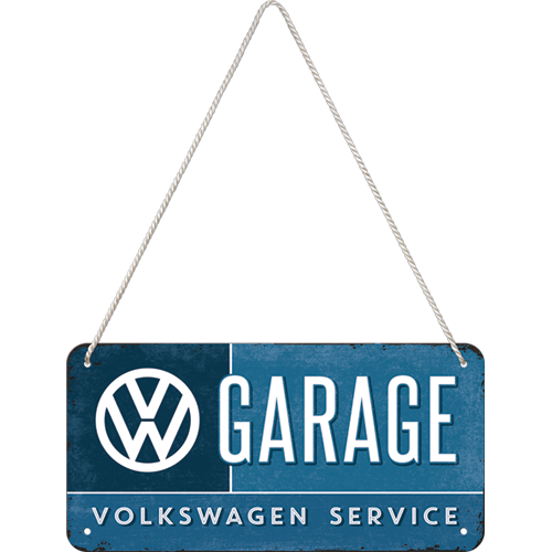 Nostalgic-Art Hanging Sign VW Garage 10x20cm