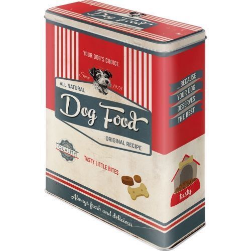 Nostalgic-Art Storage Tin XL Dog Biscuits 8x19x26cm