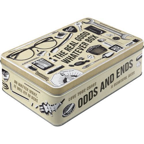 Nostalgic-Art Flat Storage Tin Odds and Ends 23x16x7cm