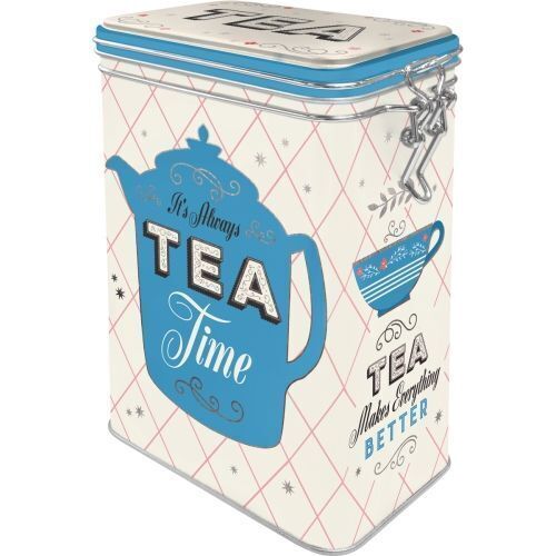 Nostalgic-Art Clip Top Storage Tin Tea 7.5x11x1725cm