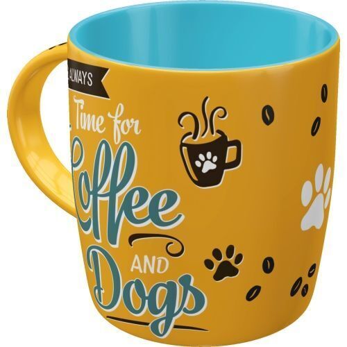 Nostalgic-Art Ceramic Mug Coffee and Dogs