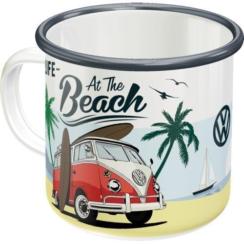 Nostalgic-Art Enamel Mug VW Bulli - Beach